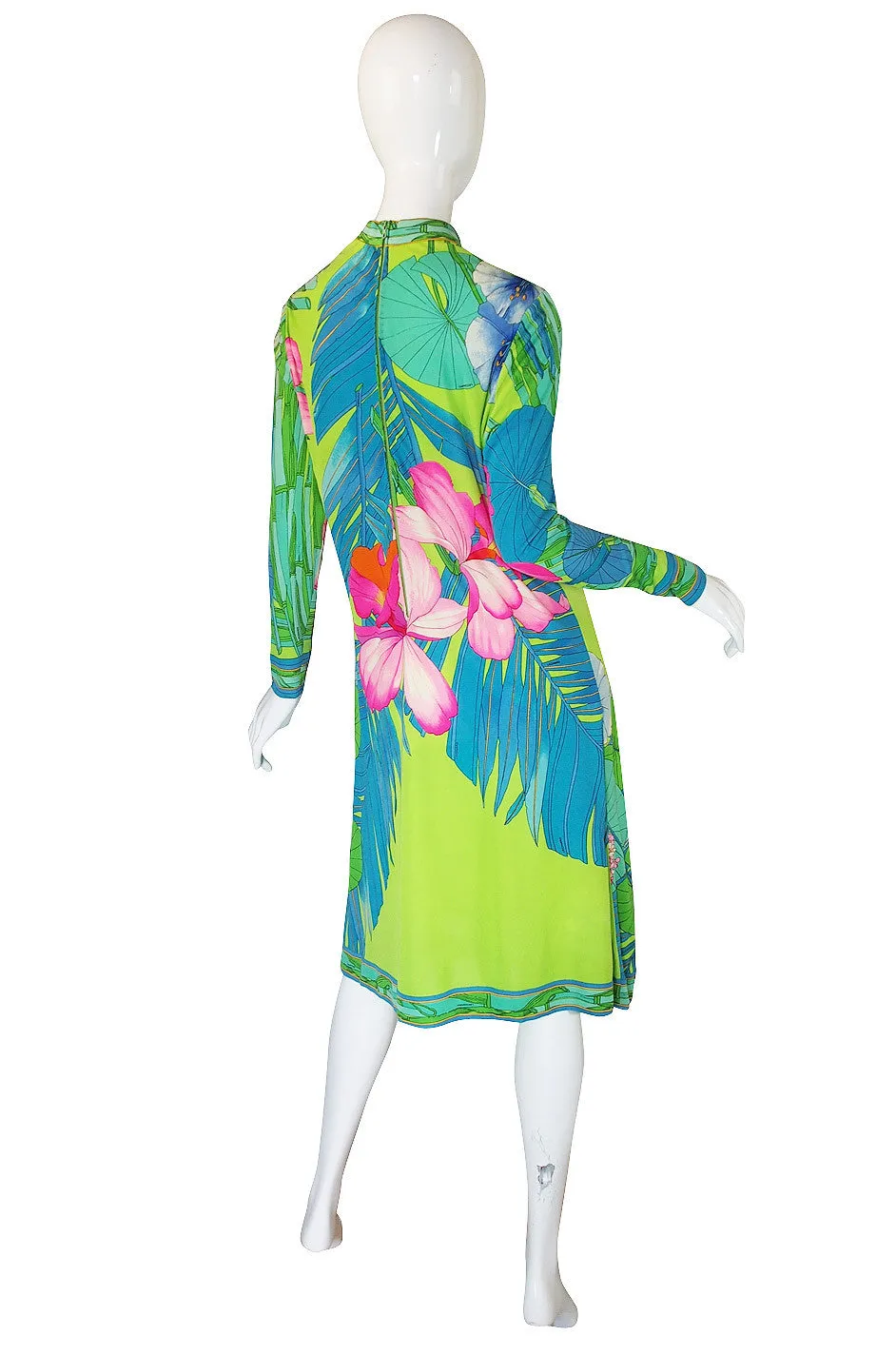 1970s Leonard Paris Tropical Silk Jersey