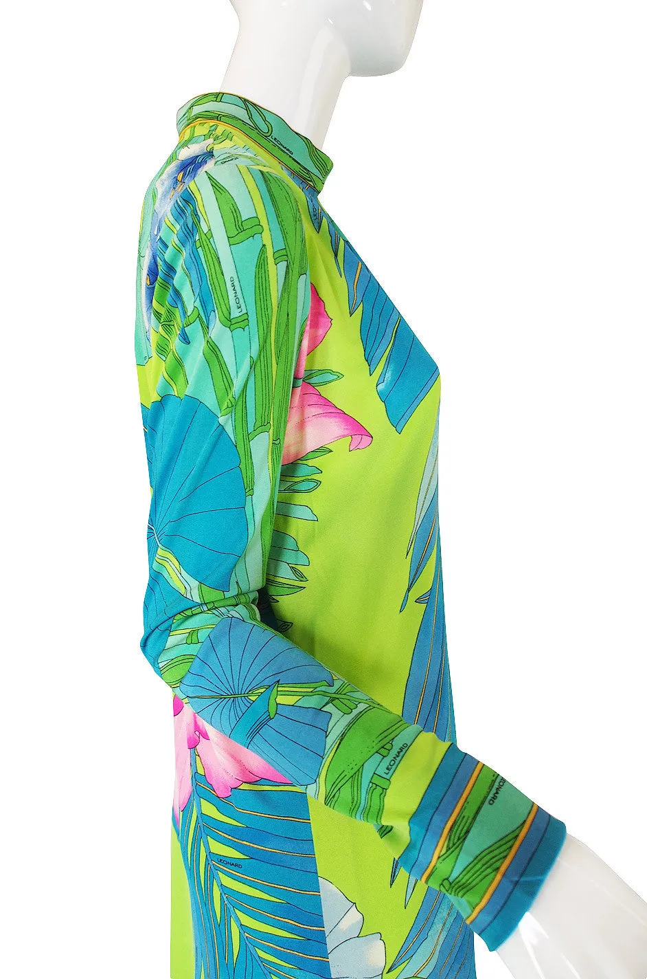 1970s Leonard Paris Tropical Silk Jersey