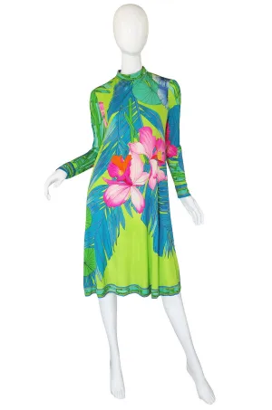 1970s Leonard Paris Tropical Silk Jersey