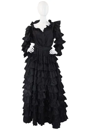 1983/4 Important Ruffled Yves Saint Laurent Set