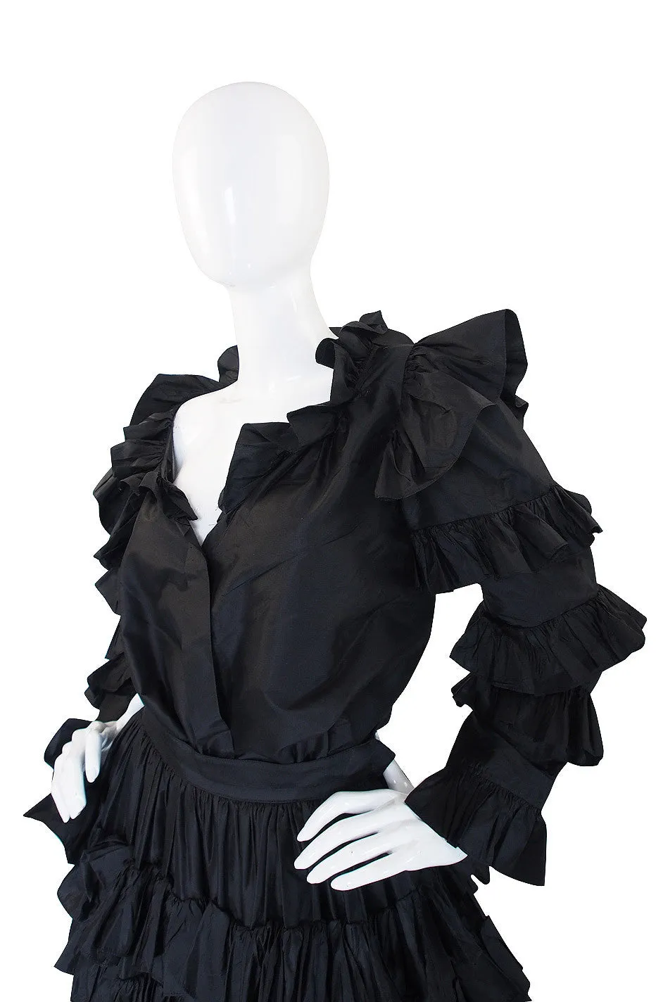 1983/4 Important Ruffled Yves Saint Laurent Set