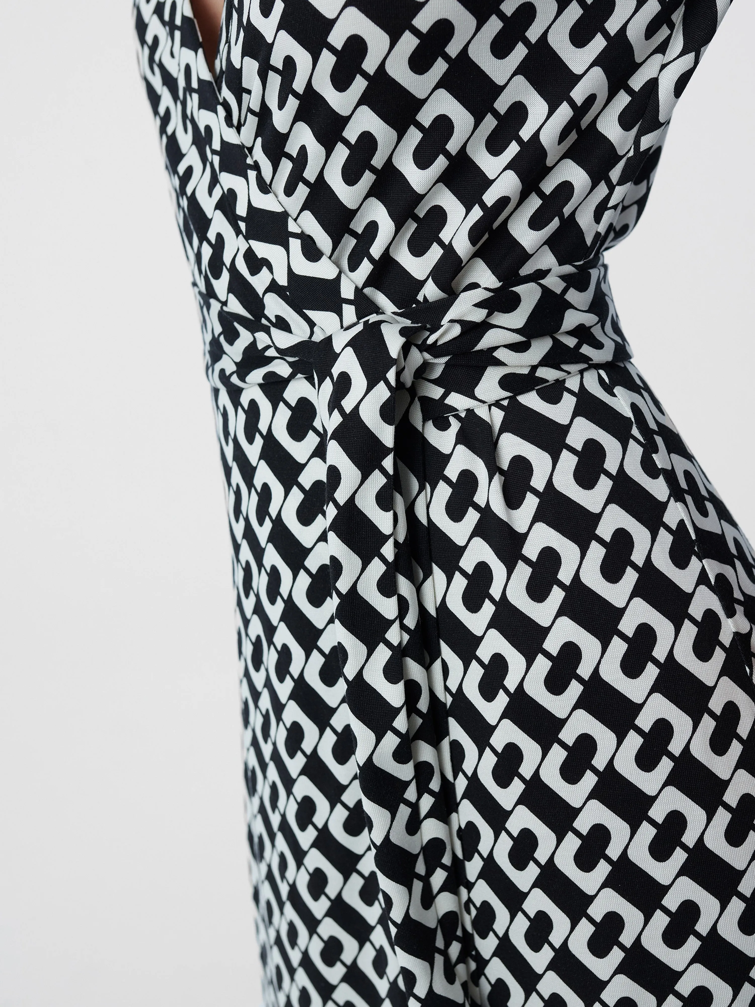 Abigail Silk Jersey Maxi Wrap Dress