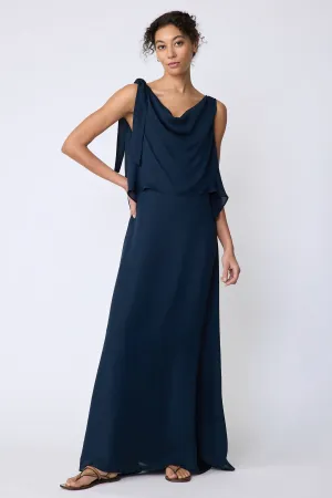 Ada Gown - Navy