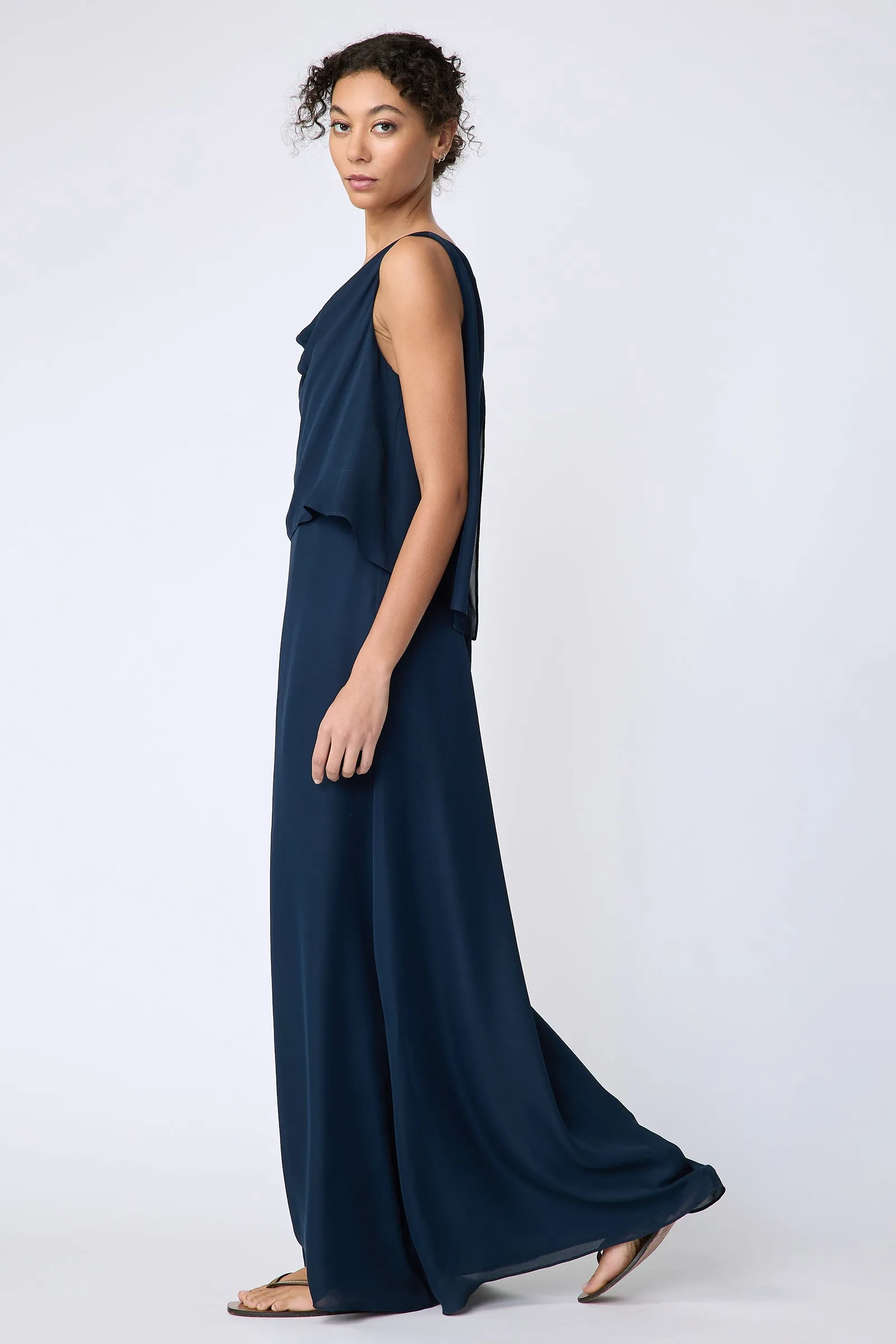 Ada Gown - Navy
