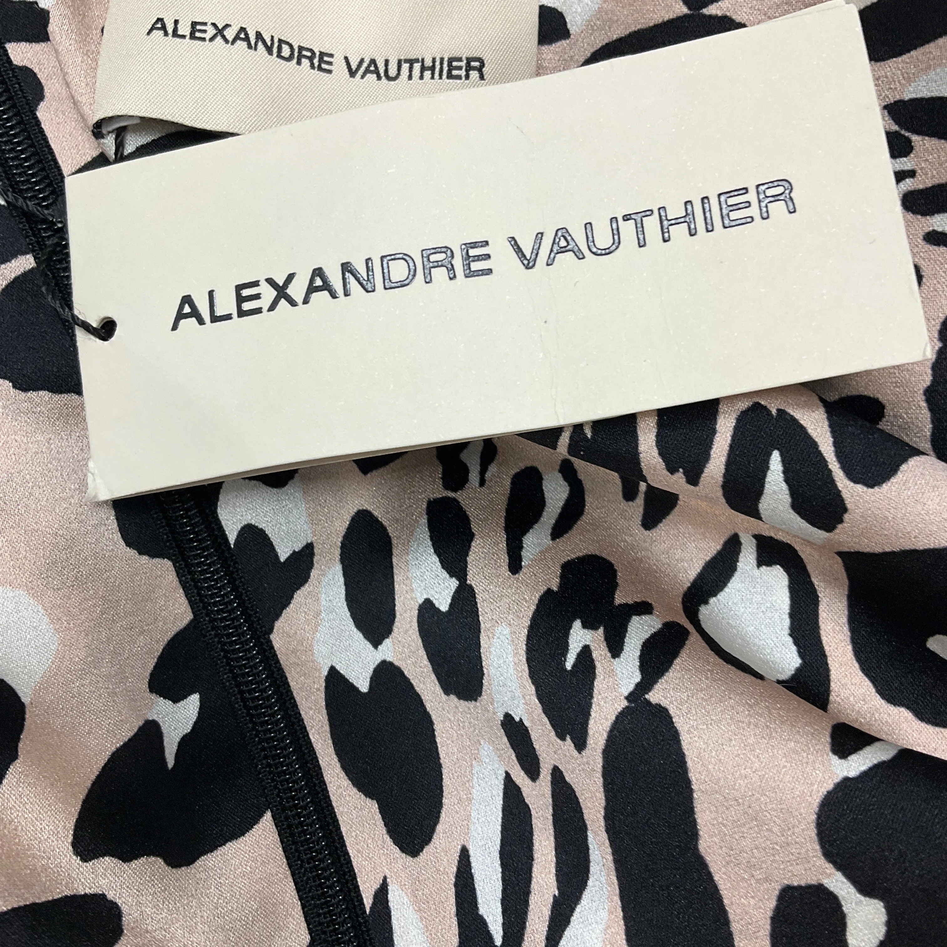 Alexandre Vauthier Powder Plunging Leo Mini Dress