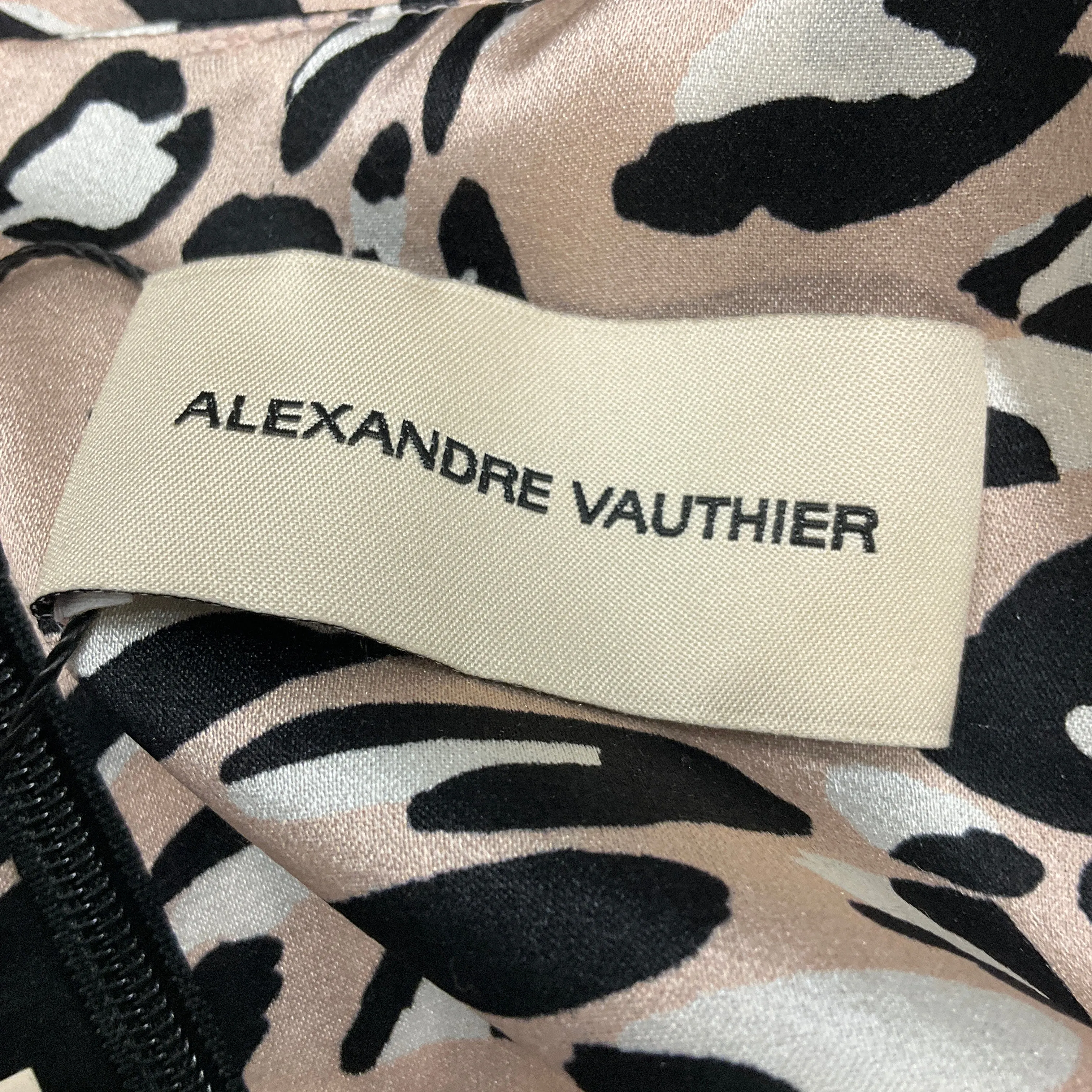 Alexandre Vauthier Powder Plunging Leo Mini Dress