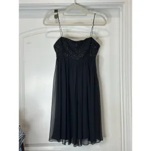 Anne Klein Silk black dress Size 2