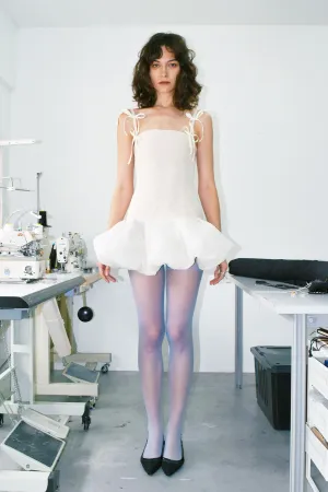 Ariel Puffed Balloon Mini Dress