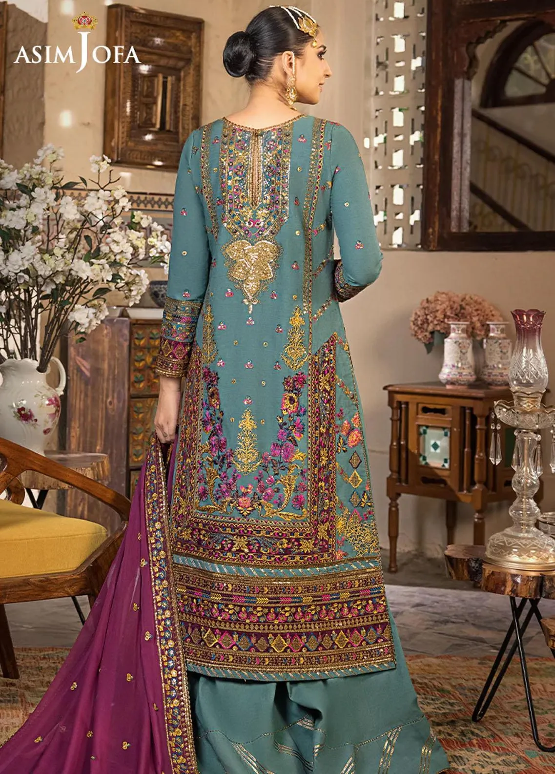 Asim Jofa | Luxury Lawn 2023 | AJLR-14