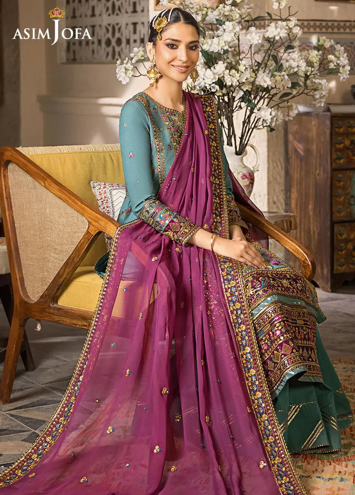Asim Jofa | Luxury Lawn 2023 | AJLR-14