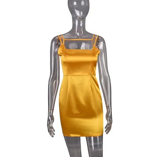 Baby Doll Silk Mini Dress