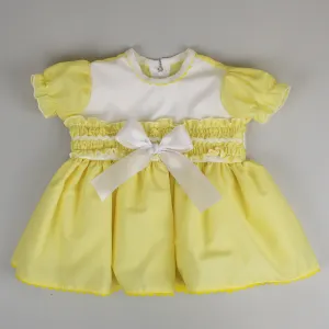 Baby Girl Dress - Spanish Style - Lemon