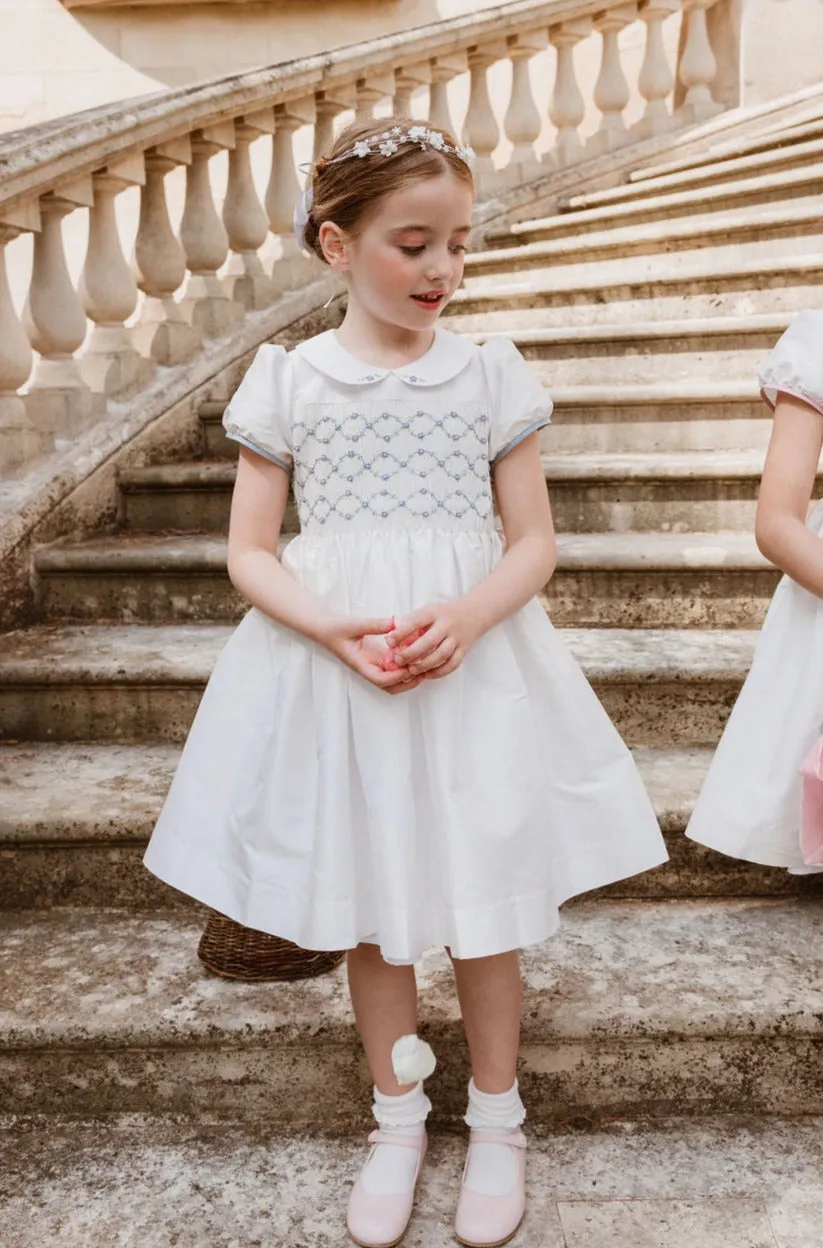 Bagatelle Silk Handmade Smocked Dress