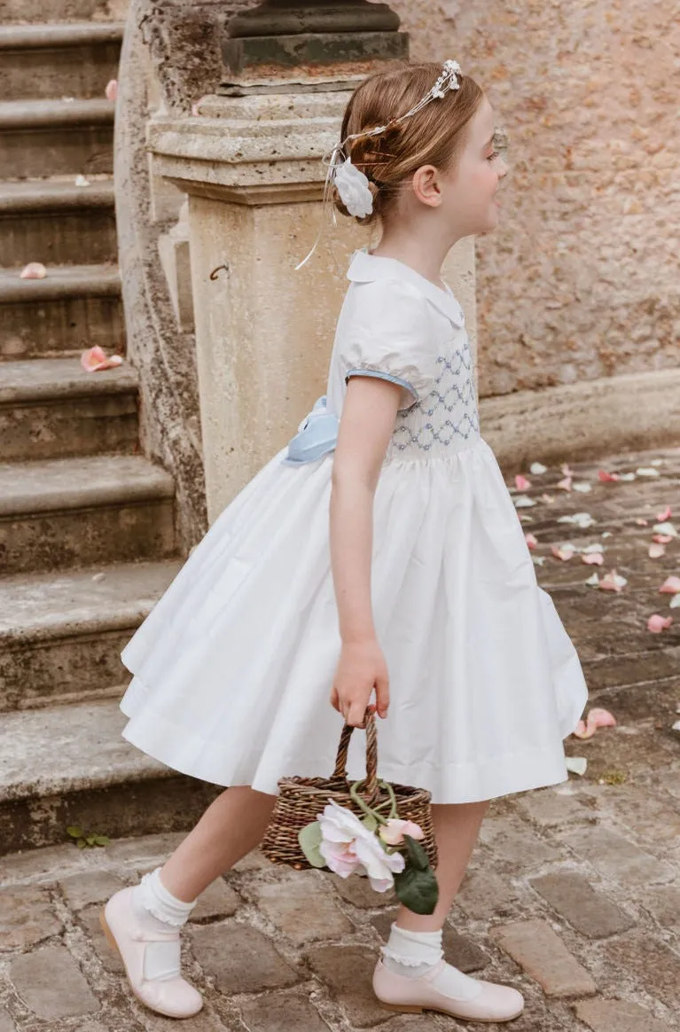 Bagatelle Silk Handmade Smocked Dress