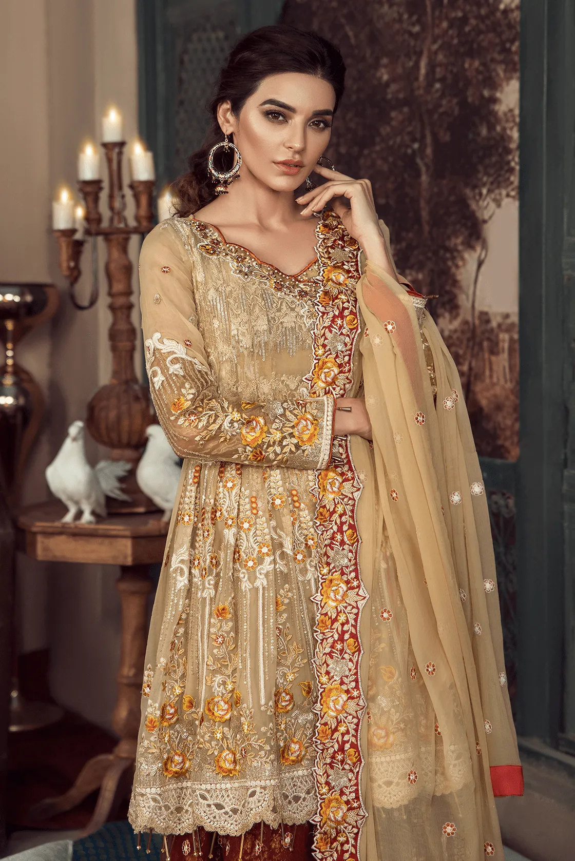 Beautiful and Simple Barat Dress for Women #P2726