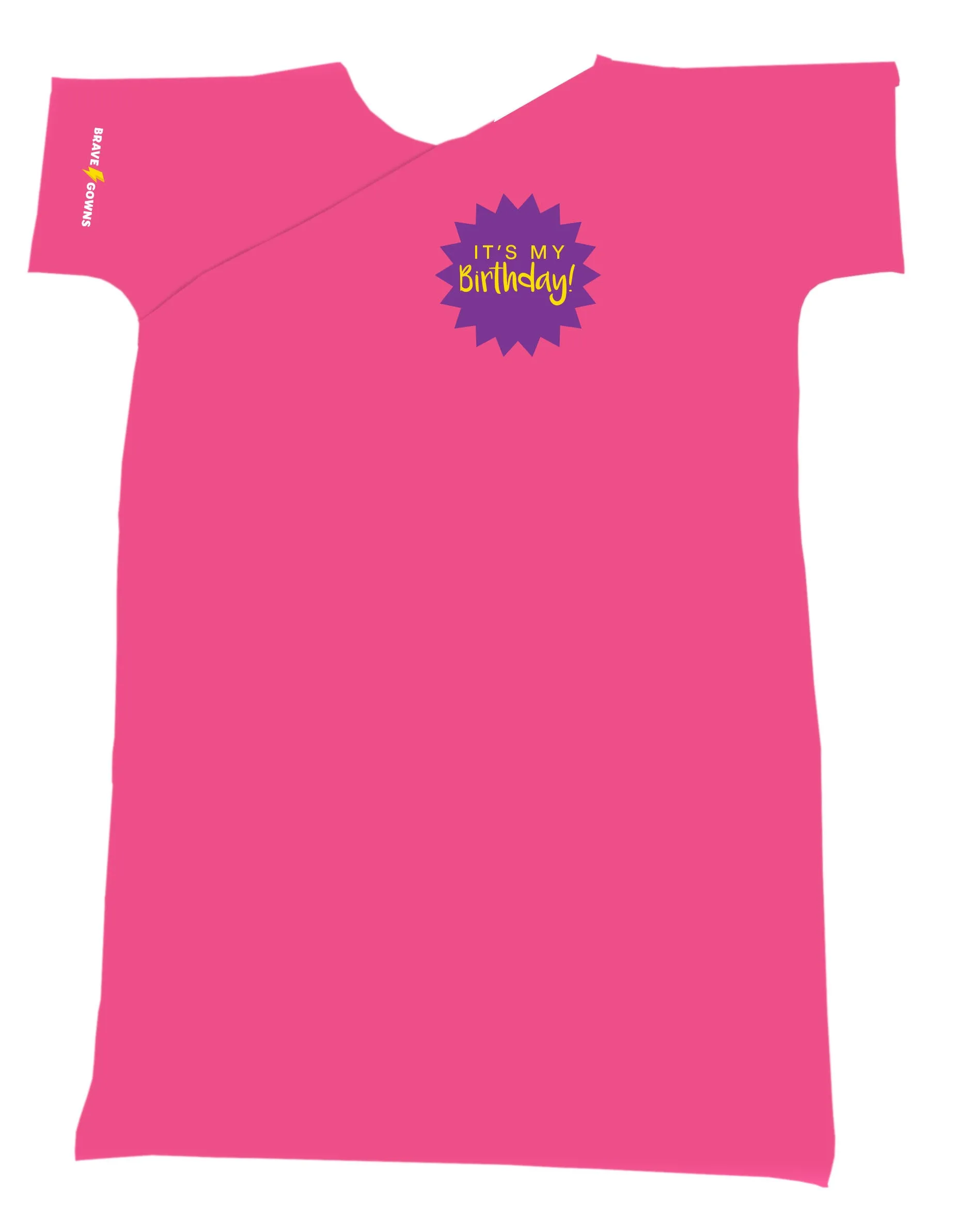 BIRTHDAY BRAVE GOWN PINK CUPCAKE