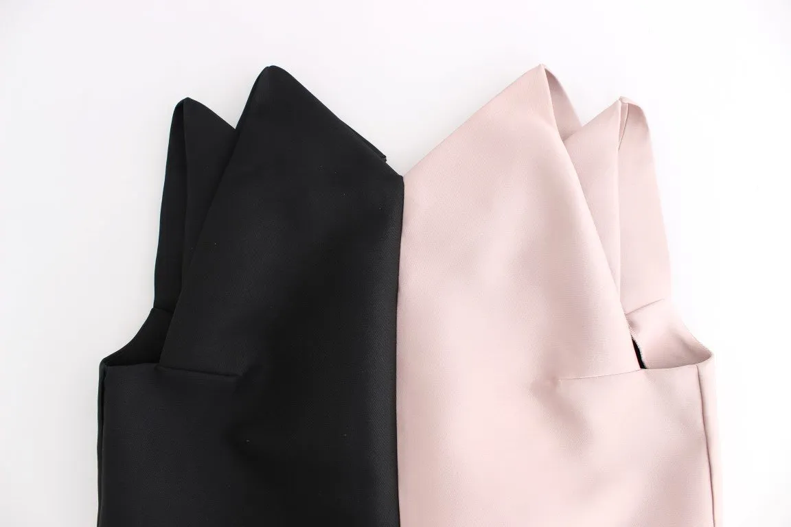 Black Silk Long Gown Maxi Dress