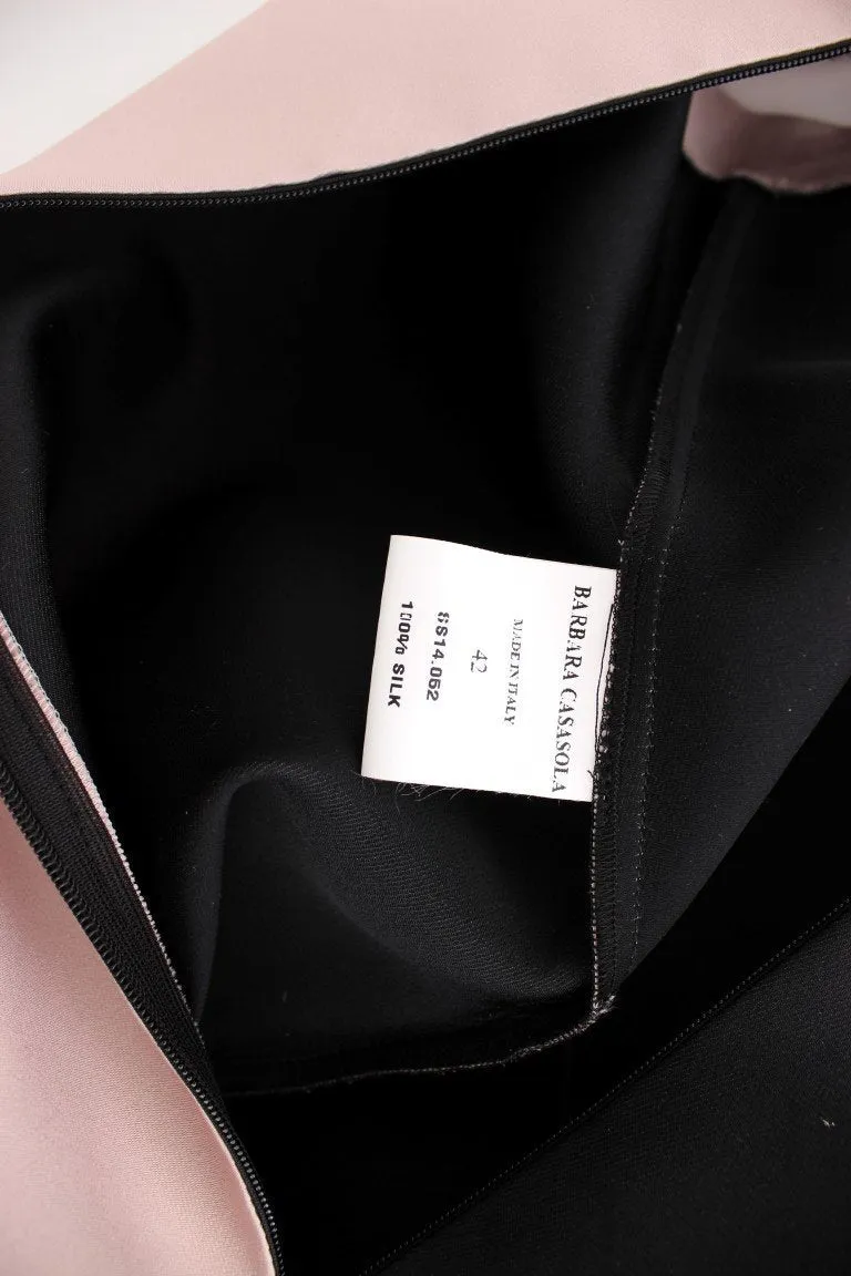 Black Silk Long Gown Maxi Dress