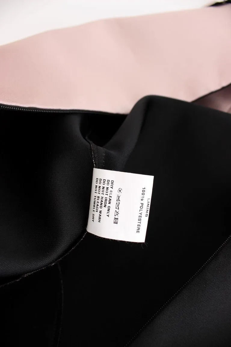 Black Silk Long Gown Maxi Dress