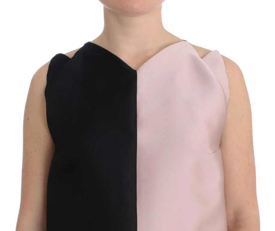 Black Silk Long Gown Maxi Dress