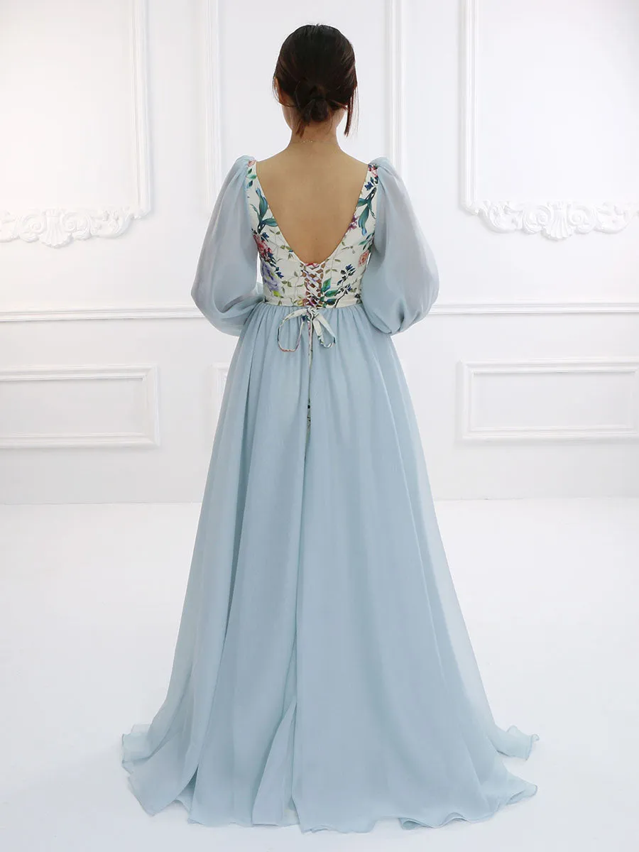Boho Cotton Printing Floral Prom Dress Photoshoot Dresses Maxi Dress YW231139