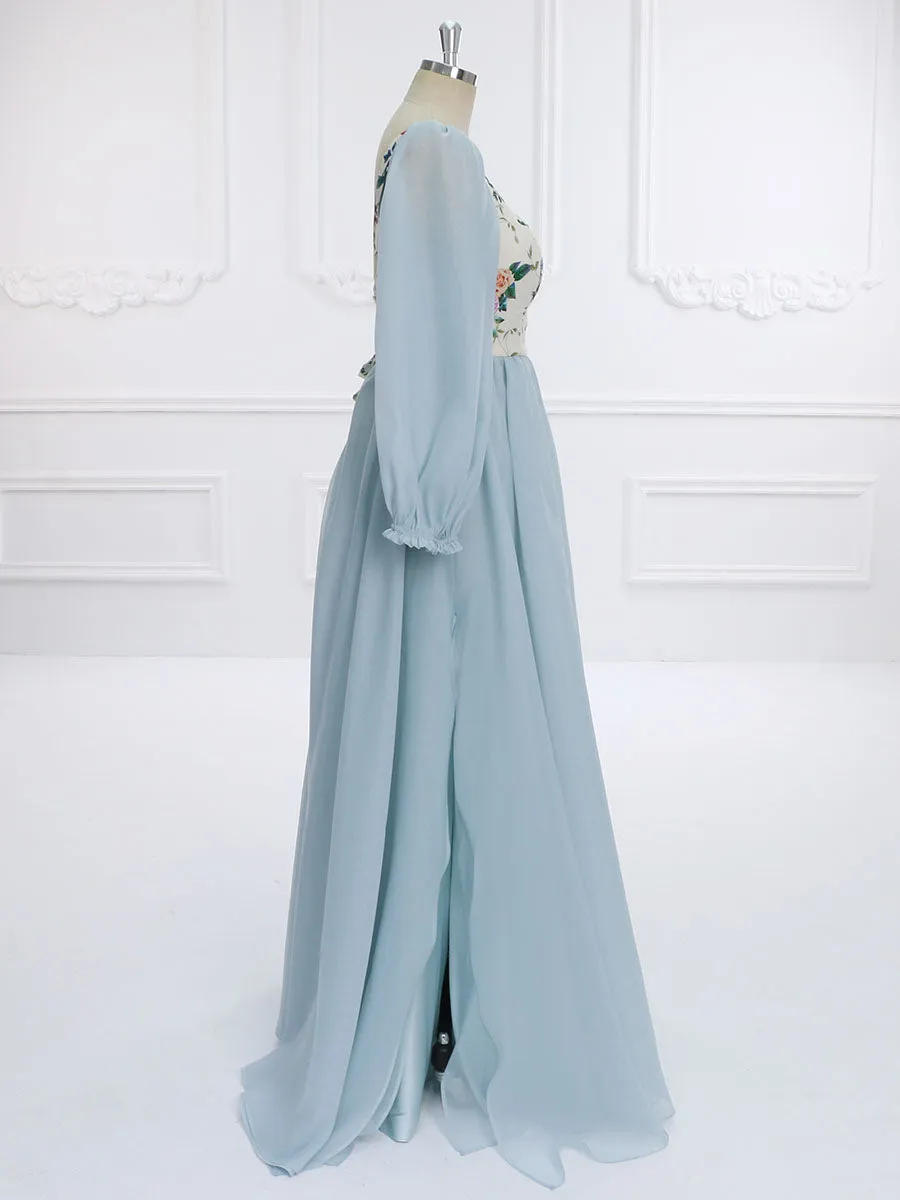 Boho Cotton Printing Floral Prom Dress Photoshoot Dresses Maxi Dress YW231139