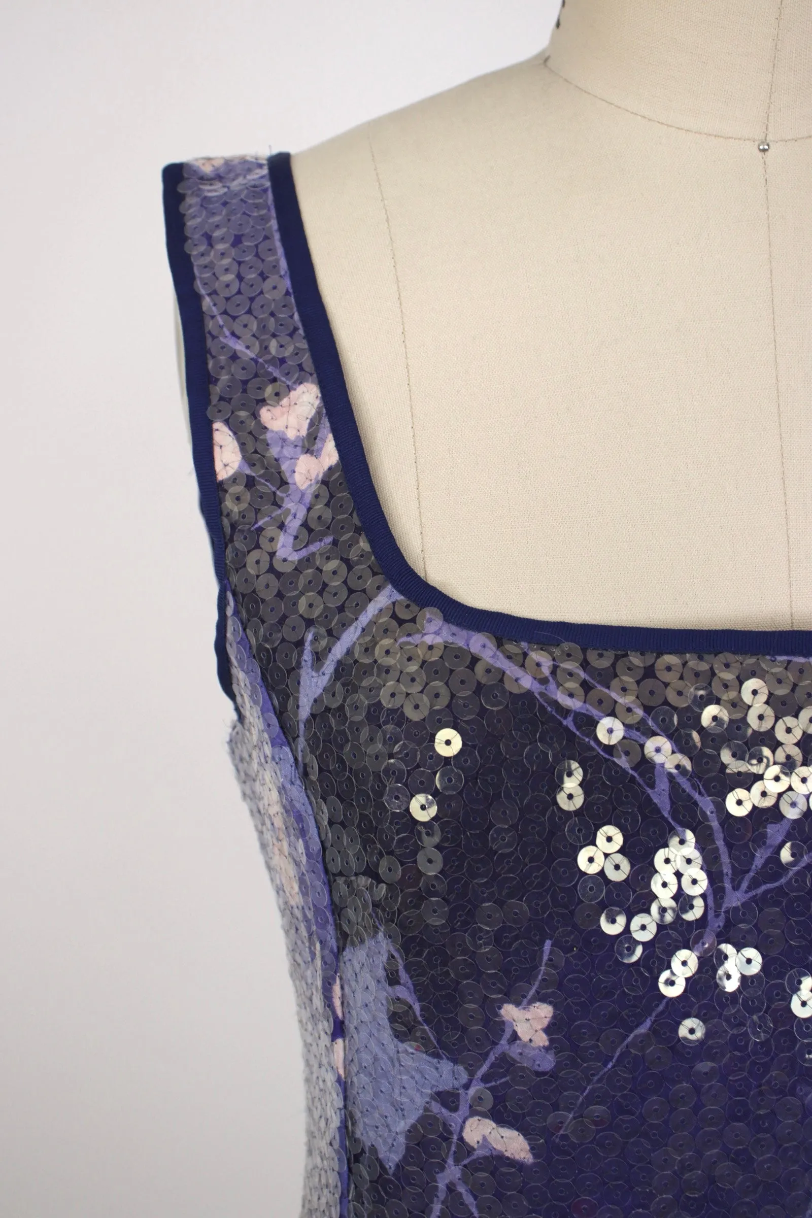 Celine Cherry Blossom Sequin Dress