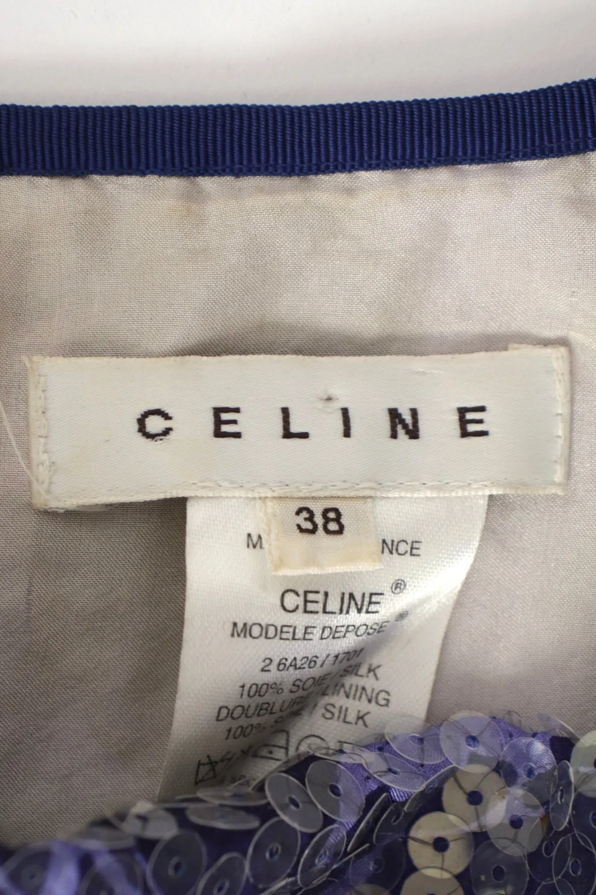 Celine Cherry Blossom Sequin Dress