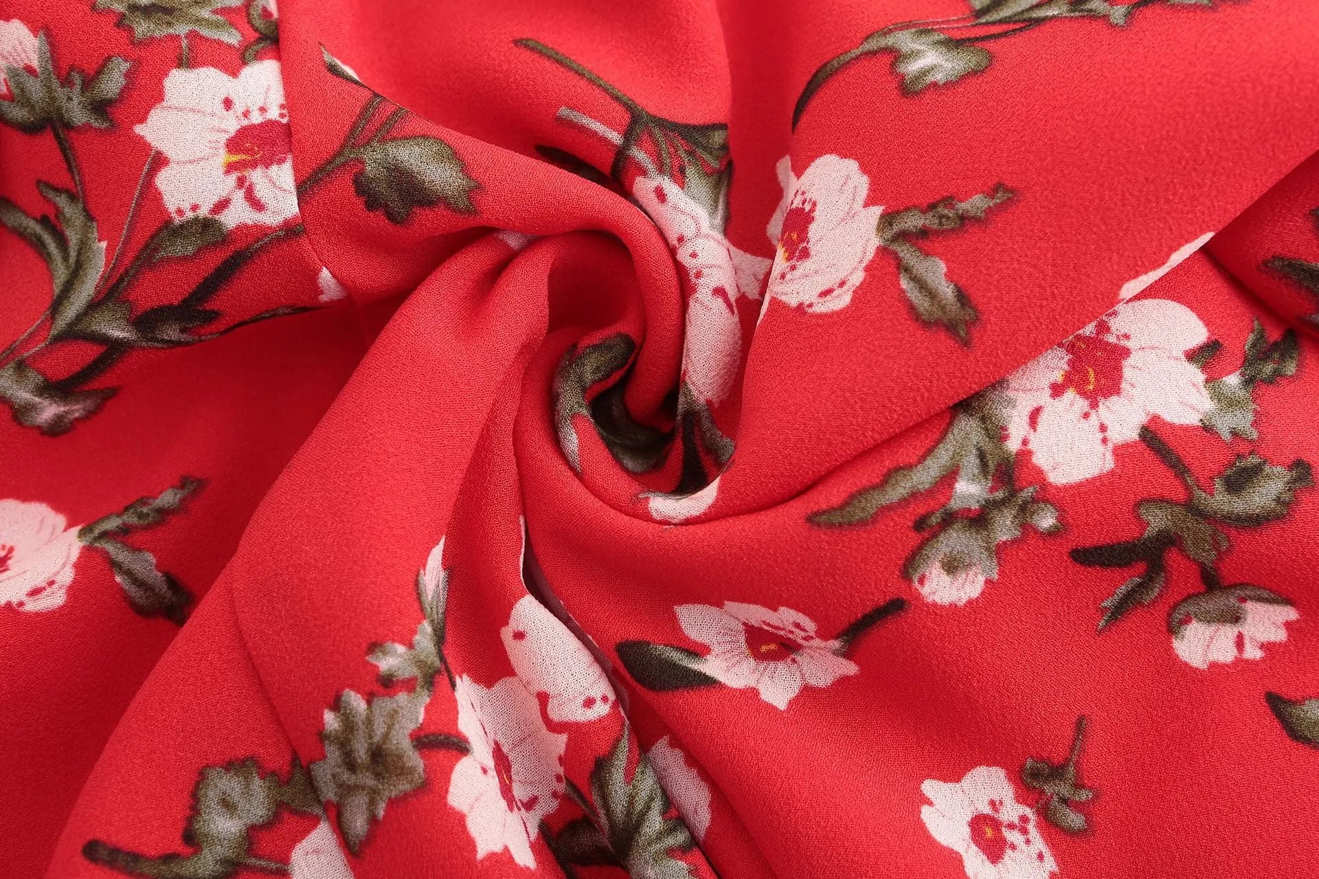 Chiffon Print Sexy Halter Dress