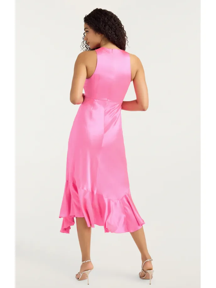 Cinq à Sept Cates Dress in Electric Pink