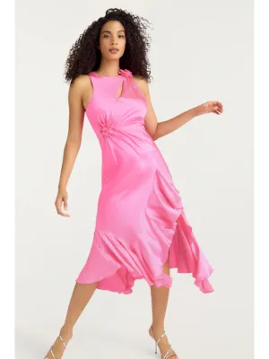 Cinq à Sept Cates Dress in Electric Pink