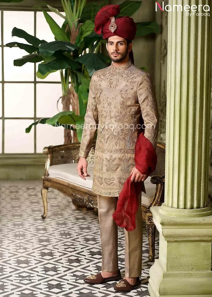 Designer Mens Sherwani for Boys for Wedding Wear #GN37