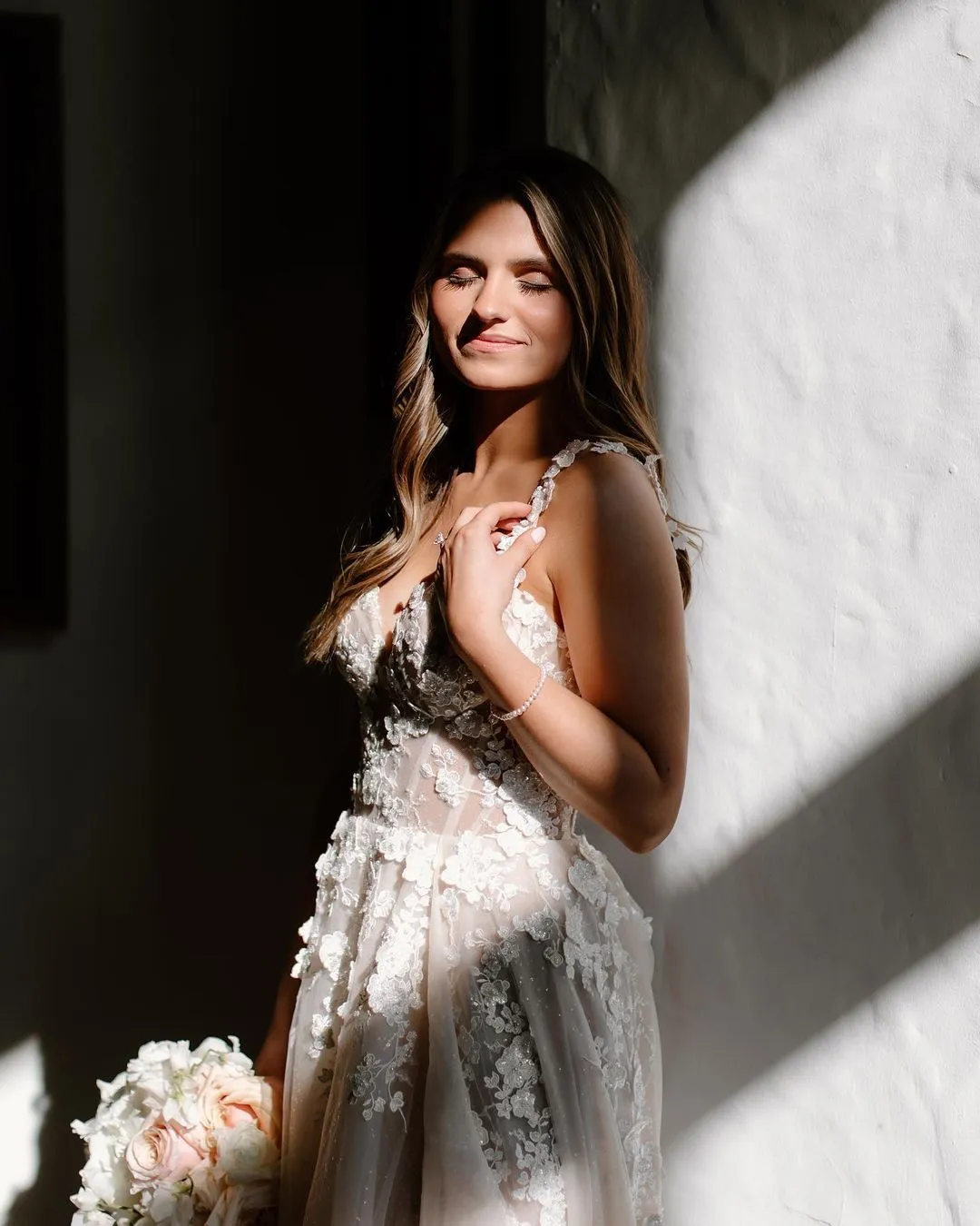 Fairy A Line Sweetheart Tulle Wedding Dresses with Appliques