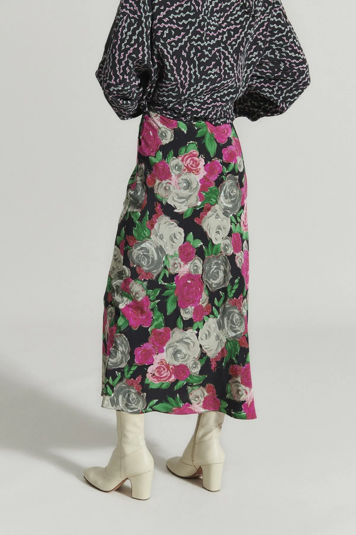 Glass Skirt, Black Multi