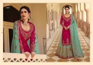 Glossy Rubaab Traditional Lehenga | Rubaab 15157