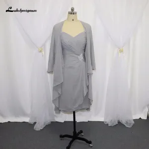 Grey Plus Size Mother Of The Bride Dresses