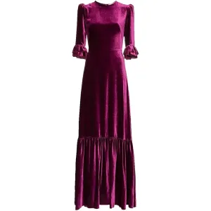 Gwen Velvet A-LINE Long Dress