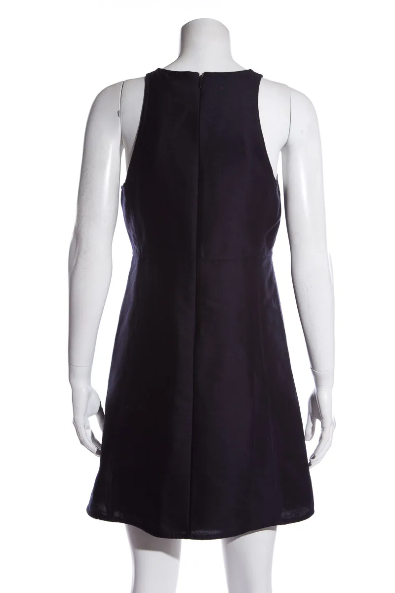 Hermès Navy Dress SZ 36