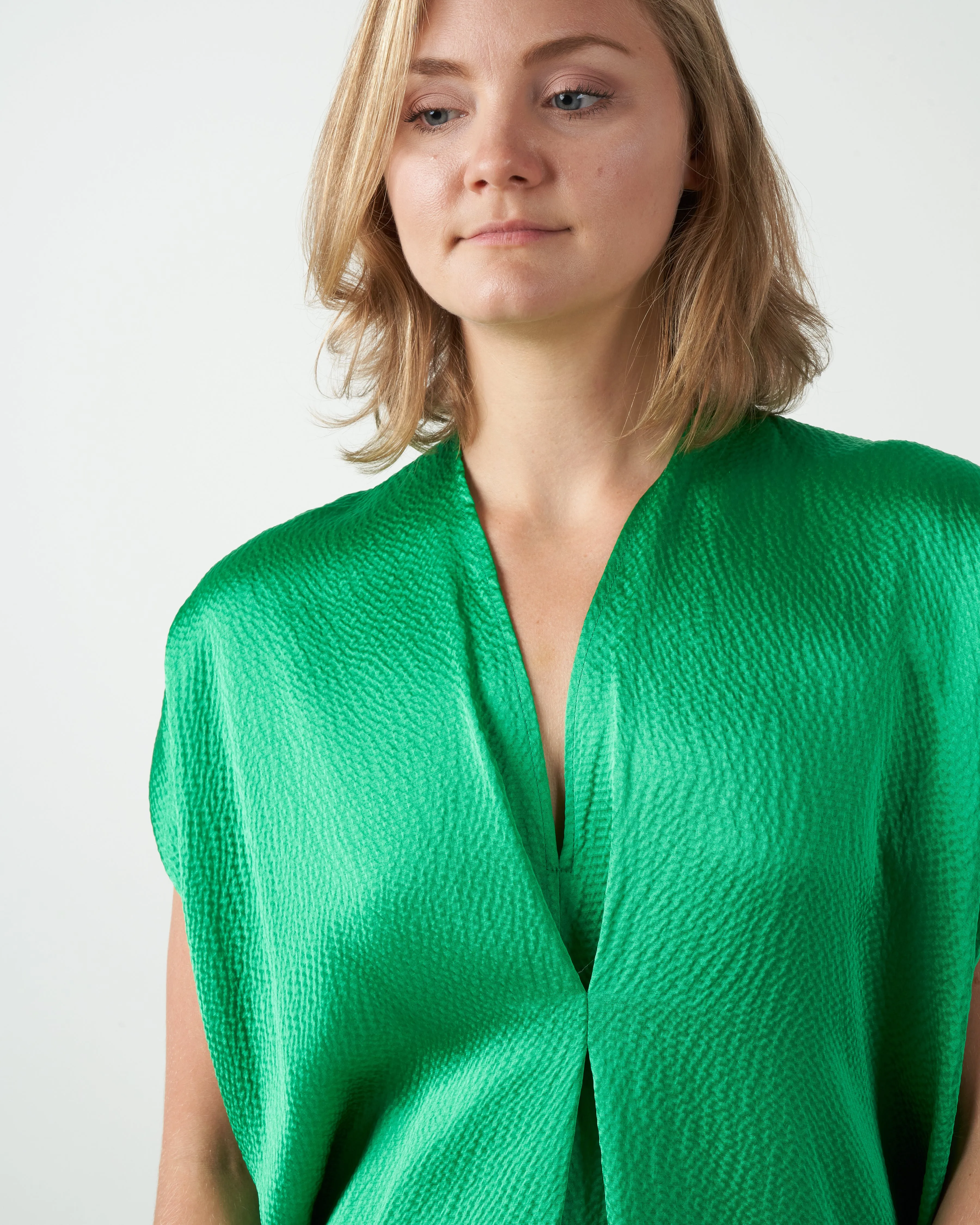 issa dress - emerald