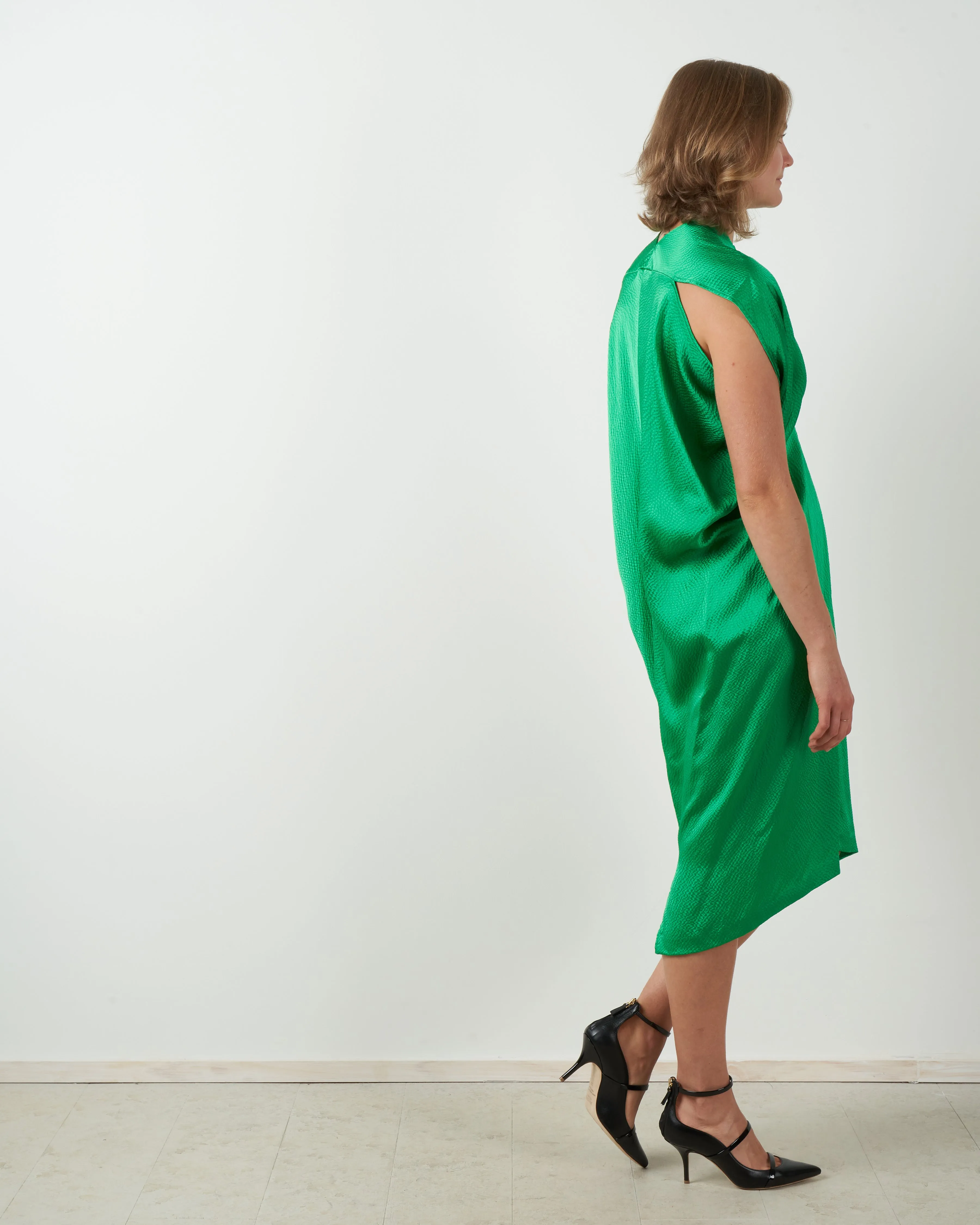 issa dress - emerald