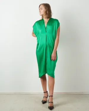 issa dress - emerald