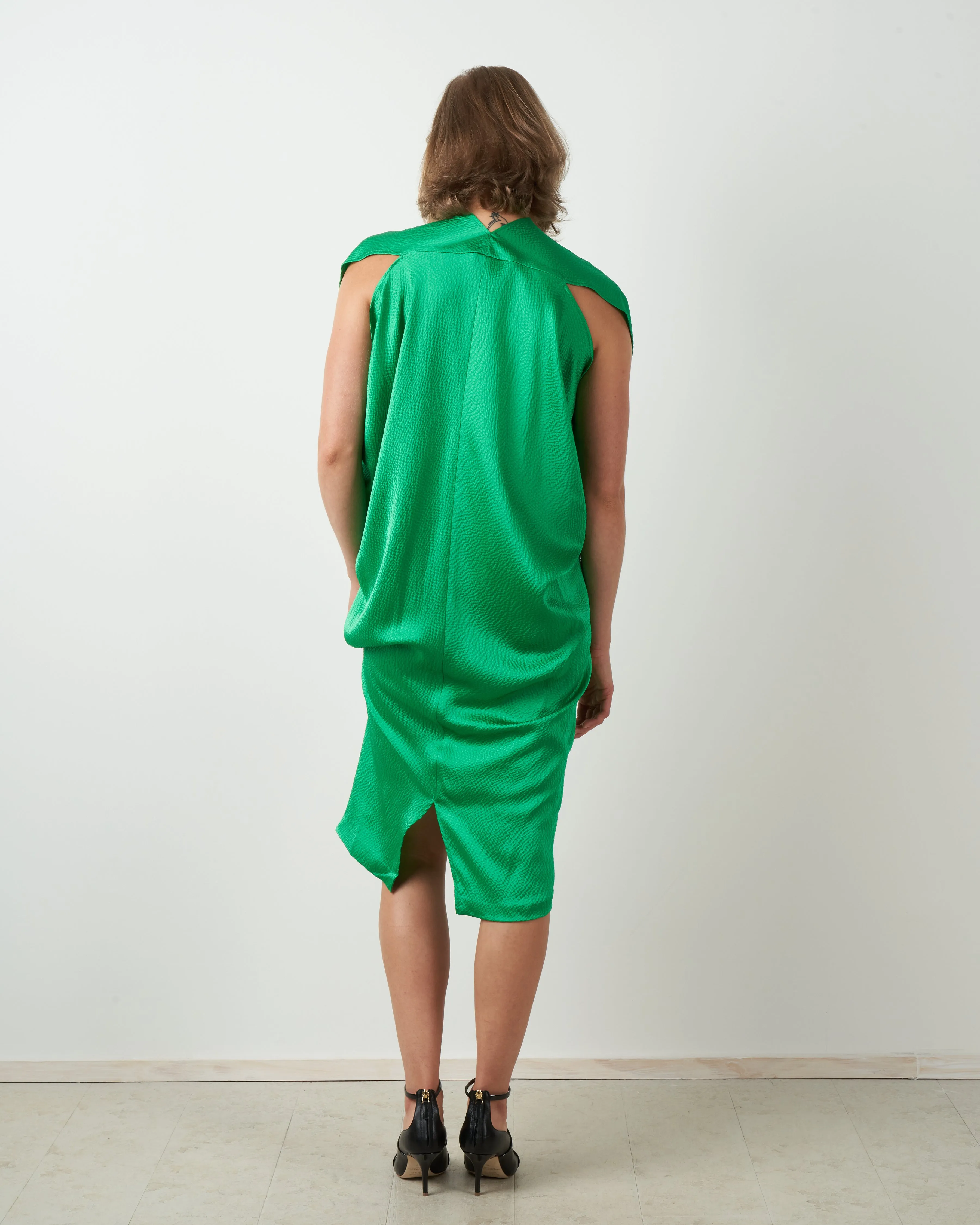 issa dress - emerald