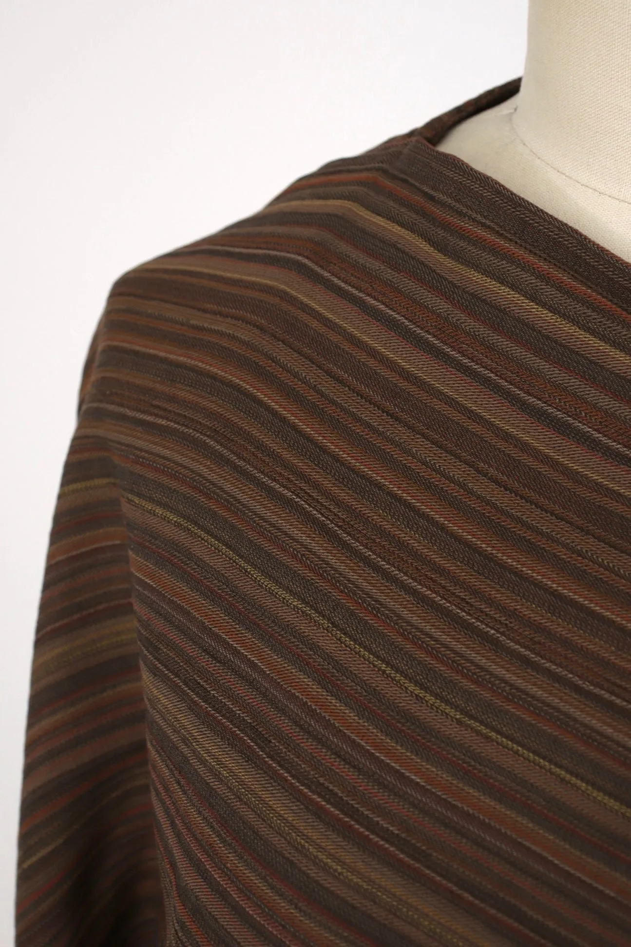 Jurgen Lehl Wool & Silk Striped Dress