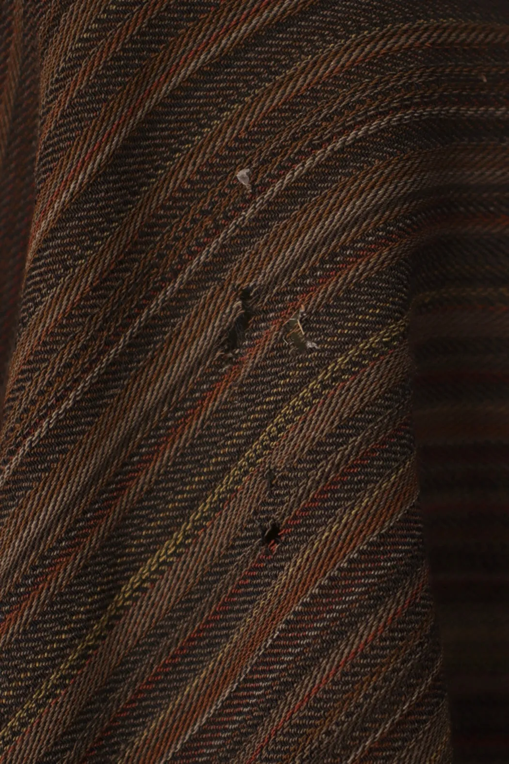 Jurgen Lehl Wool & Silk Striped Dress