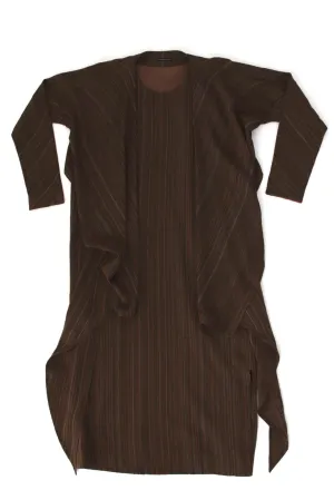 Jurgen Lehl Wool & Silk Striped Dress