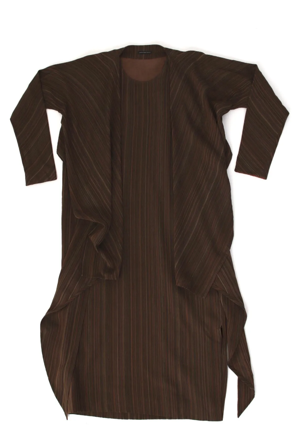 Jurgen Lehl Wool & Silk Striped Dress