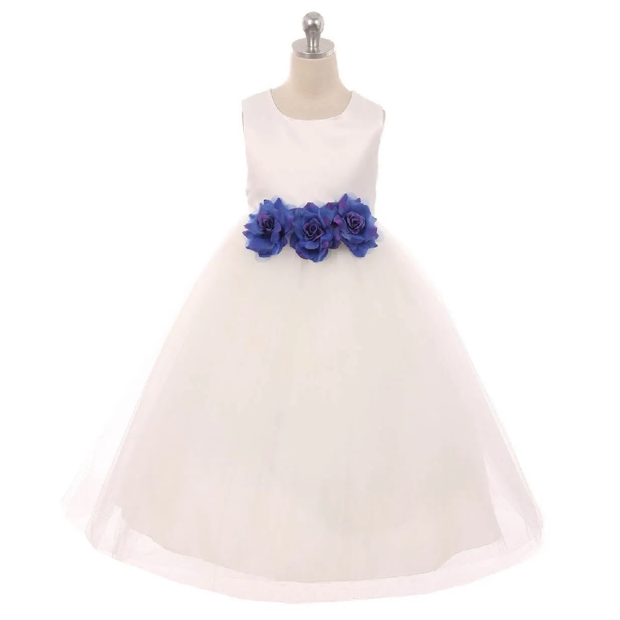 Leilani - Bridal Ivory or White - Baby Pink