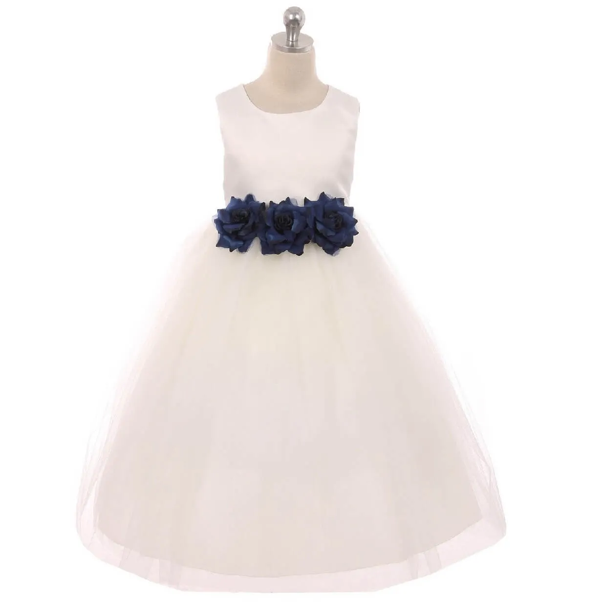 Leilani - Bridal Ivory or White - Baby Pink