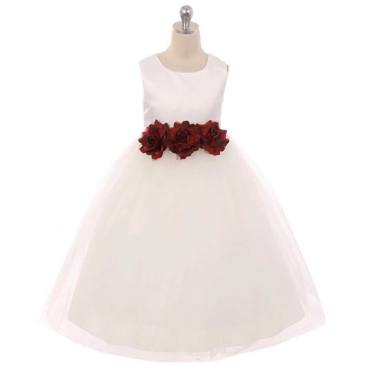 Leilani - Bridal Ivory or White - Baby Pink