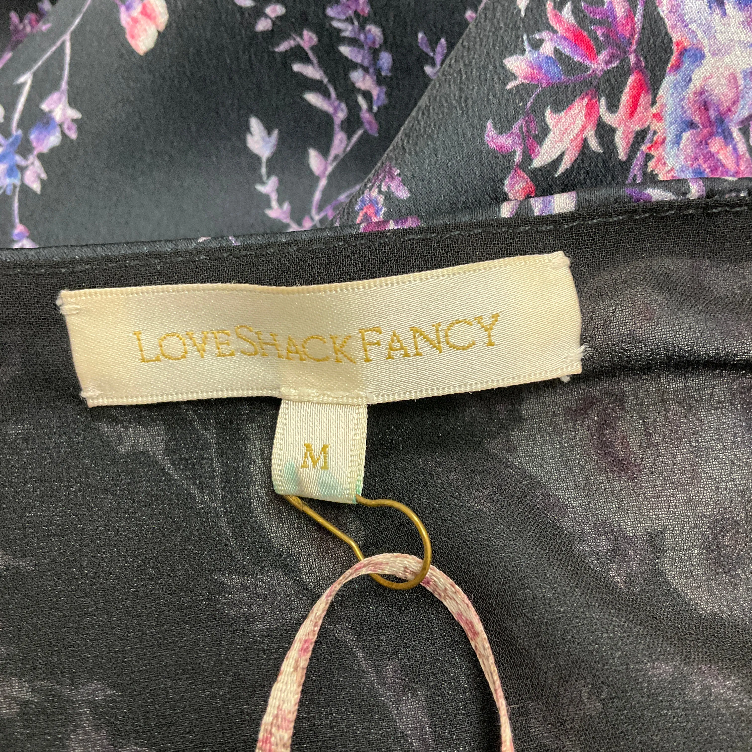 LoveShackFancy Navy Cosmos Delaney Dress